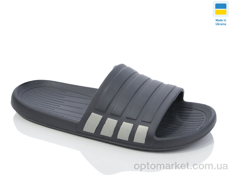 Купить Шльопанці чоловічі CM140 графіт Крок сірий, фото 2
