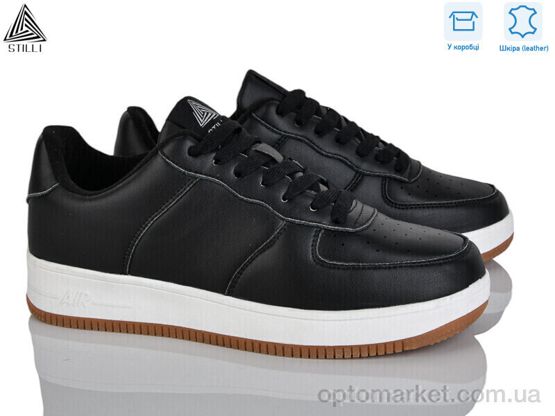 Купить Кросівки чоловічі CX1490-3 шкіра піна Stilli чорний, фото 2