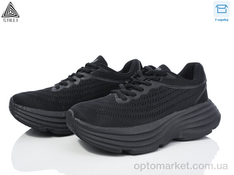 Купить Кросівки жіночі CX530-1 піна Stilli чорний, фото 2