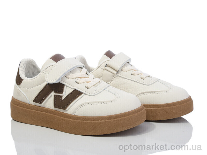 Купить Кросівки дитячі D102-2 Paliament бежевий, фото 2