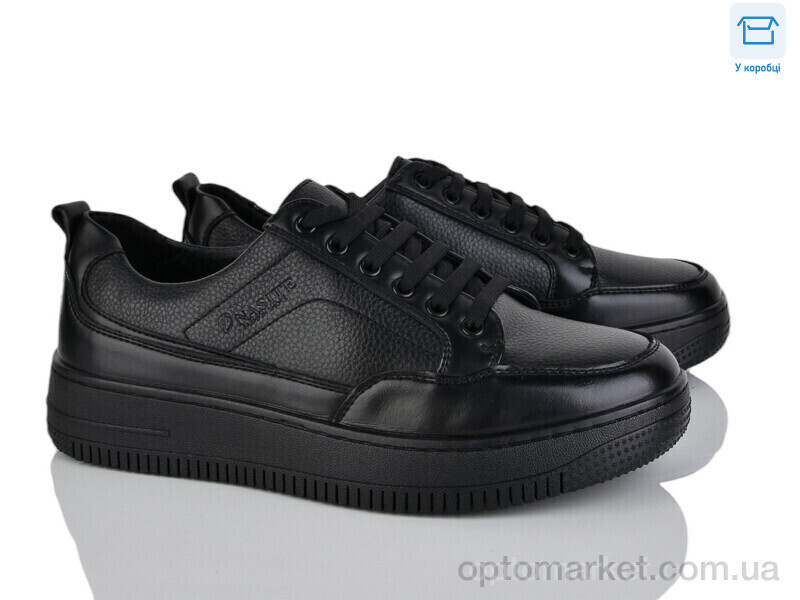 Купить Кросівки чоловічі D113-3C Nasite чорний, фото 2