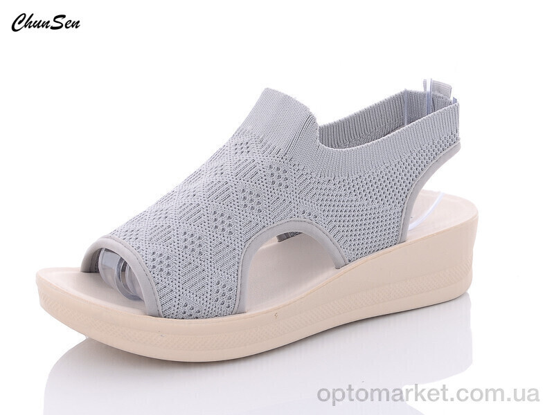 Купить Босоніжки жіночі D16-2 Xing Yun сірий, фото 2