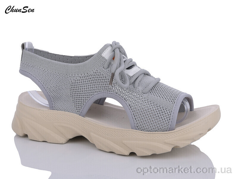 Купить Босоніжки жіночі D17-2 Xing Yun сірий, фото 2