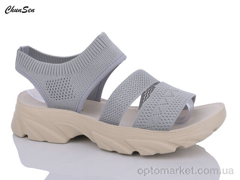 Купить Босоніжки жіночі D19-2 Xing Yun сірий, фото 2