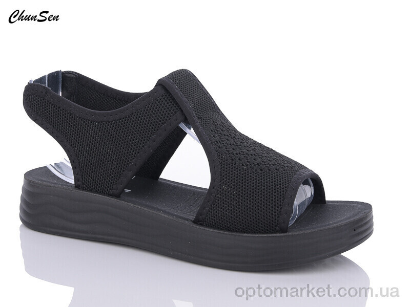 Купить Босоніжки жіночі D21 Xing Yun чорний, фото 2