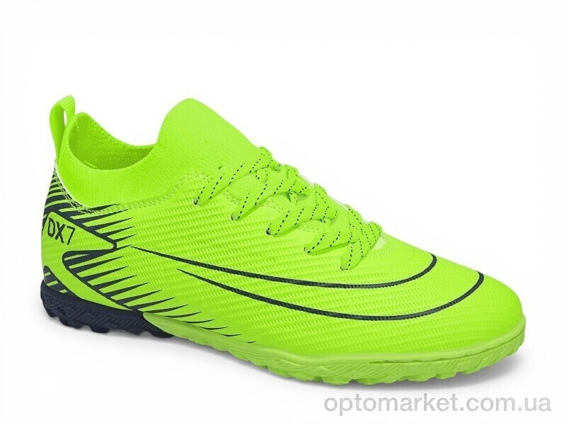 Купить Футбольне взуття дитячі D2337-7S Demax зелений, фото 2