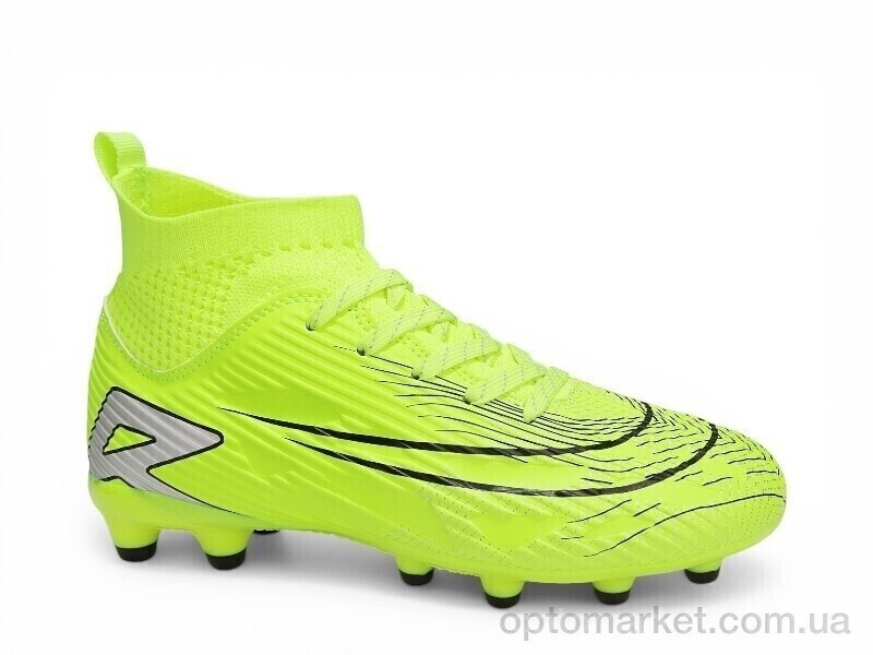 Купить Футбольне взуття дитячі D2338-22H Demax зелений, фото 2