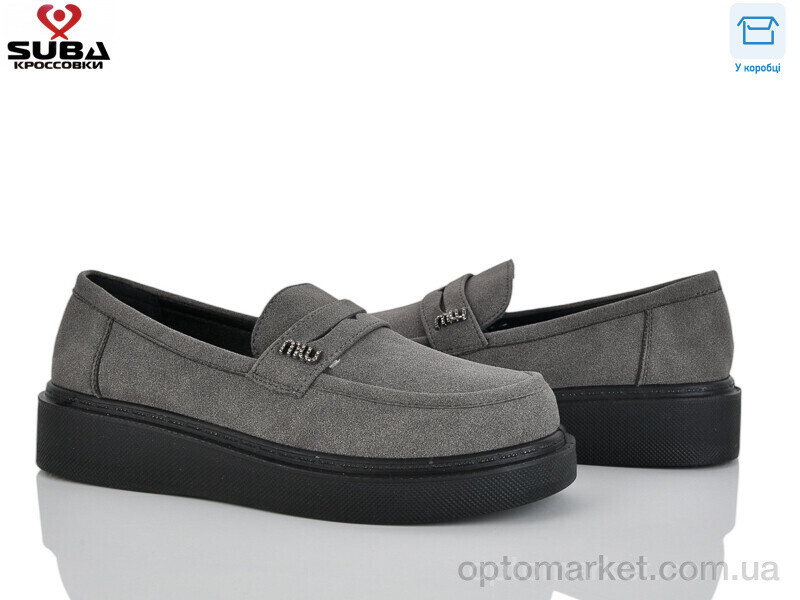 Купить Туфлі жіночі D312-7 Suba сірий, фото 2
