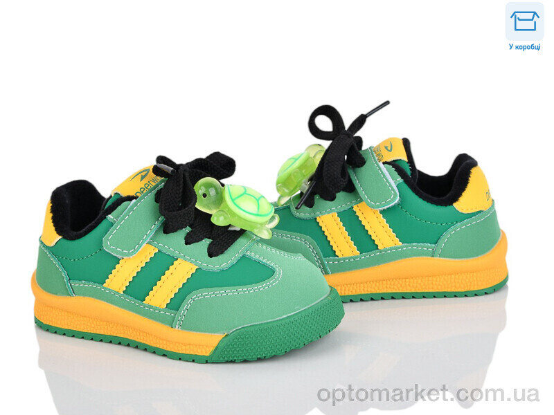 Купить Кросівки дитячі D37171 зелено-жовтий Deerway зелений, фото 2