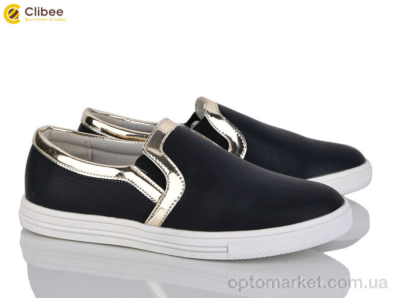 Купить Сліпони дитячі D393  black Clibee чорний, фото 2