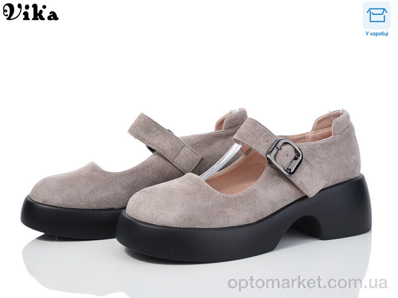 Купить Туфлі жіночі D510-7 Vika коричневий, фото 2