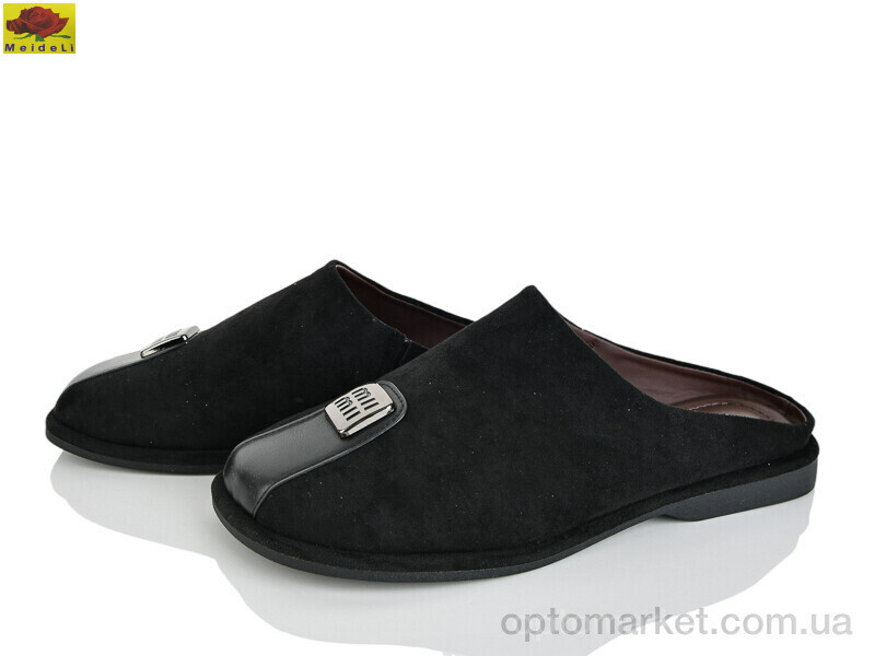 Купить Шльопанці жіночі D550-1 Mei De Li чорний, фото 2