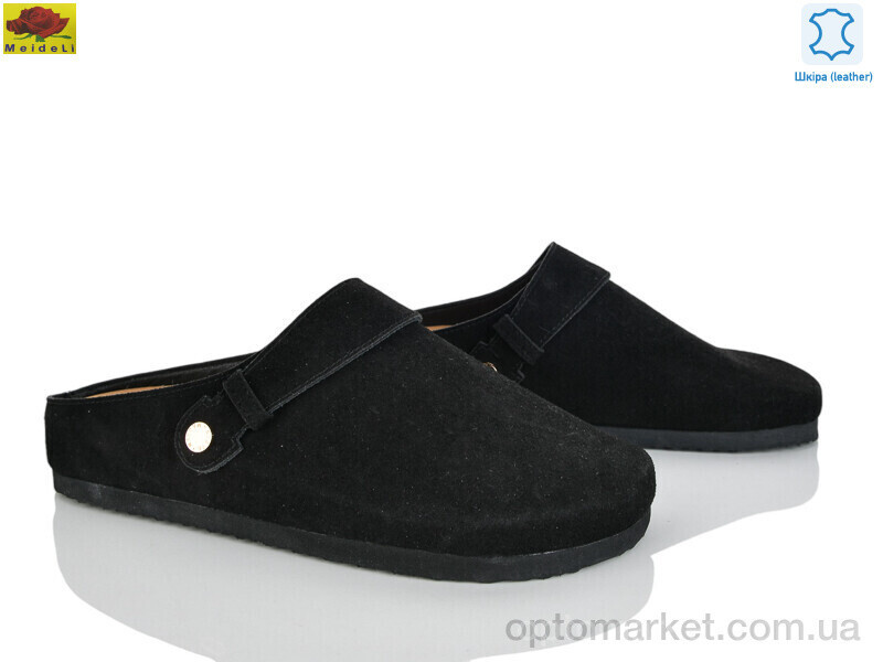Купить Шльопанці жіночі D95-17 Mei De Li чорний, фото 2