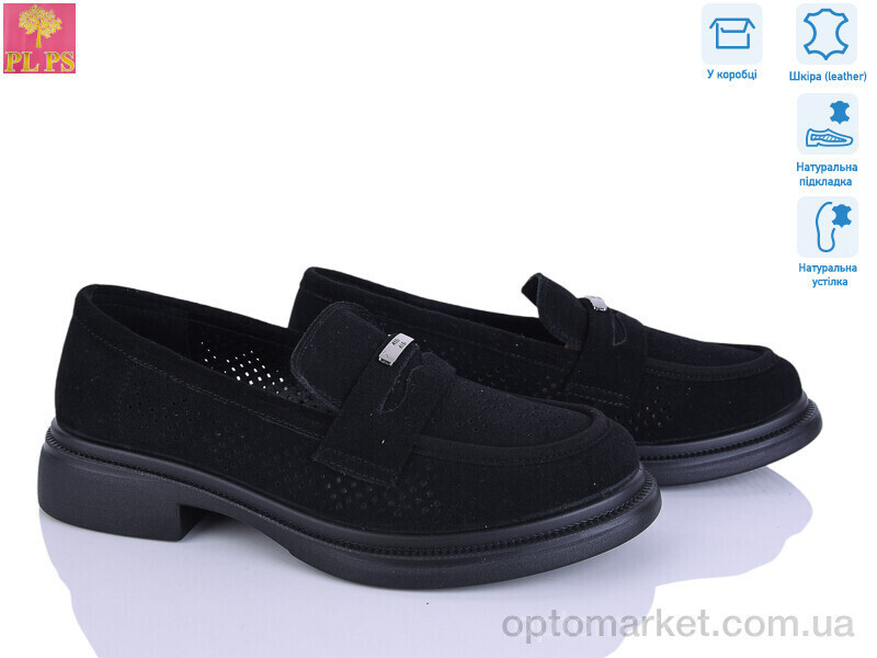 Купить Туфлі жіночі DAA19-2 PLPS чорний, фото 2