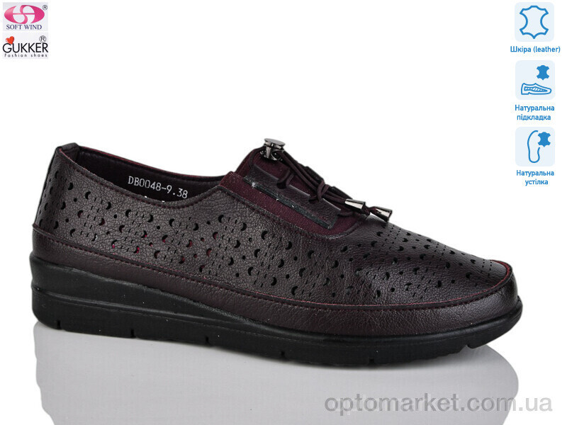 Купить Туфлі жіночі DB0048-9 Gukkcr бордовий, фото 2