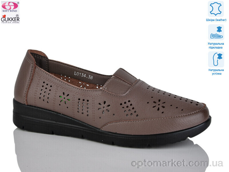 Купить Туфлі жіночі DB0050-4 Gukkcr коричневий, фото 2