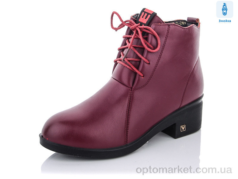 Купить Ботинки женские DB05-2 WSMR бордовый, фото 3