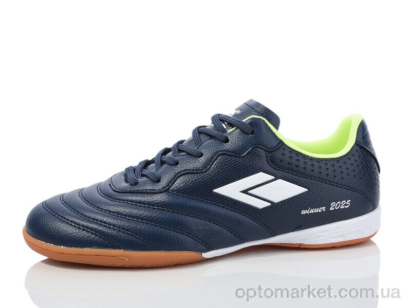 Купить Футбольне взуття дитячі DIWB25592 navy-yellow Difeno синій, фото 2