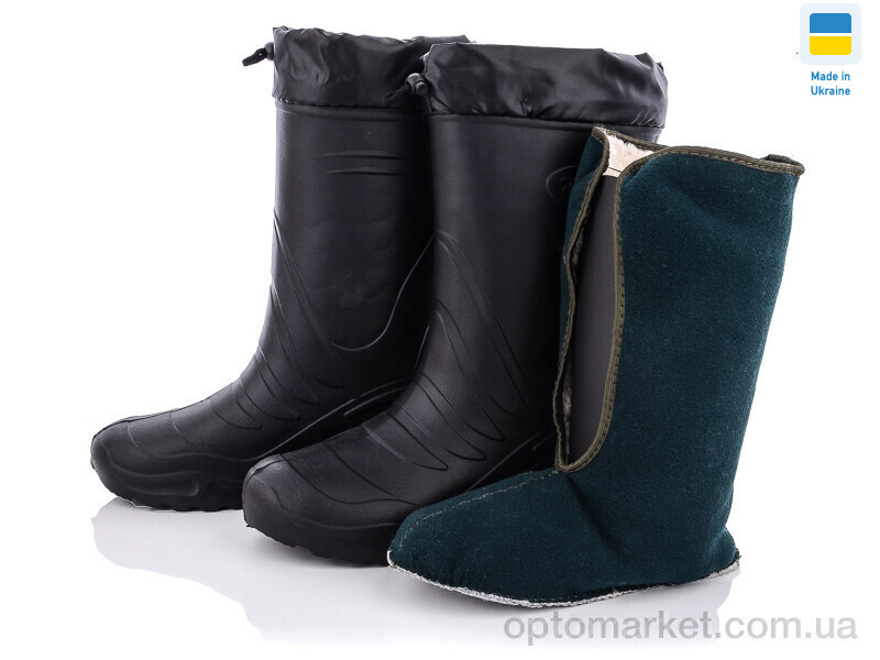 Купить Чоботи з піни чоловічі DS Укр EVA СЭ-02 черн с чулком DS чорний, фото 2