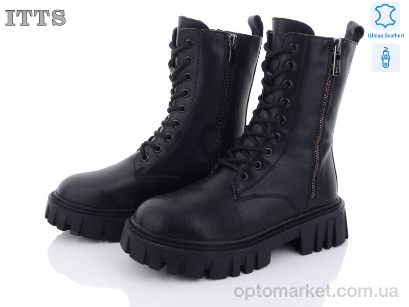 Купить Черевики жіночі DW5017-6 old ITTS чорний, фото 2