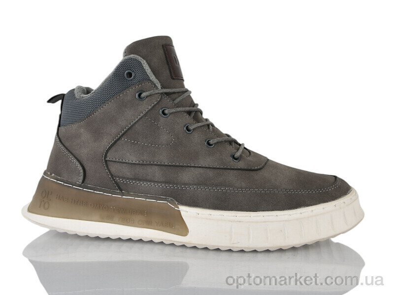 Купить Черевики чоловічі DY01-3 Diya сірий, фото 2