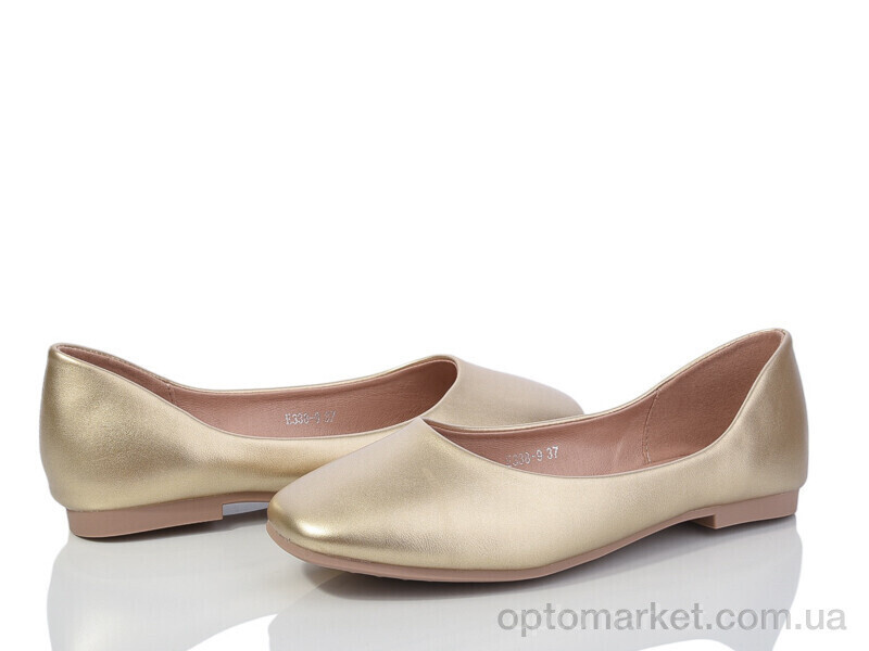 Купить Балетки жіночі E338-9 Loretta золотий, фото 2