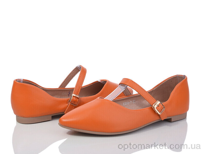 Купить Балетки жіночі E350-7 Loretta помаранчевий, фото 2