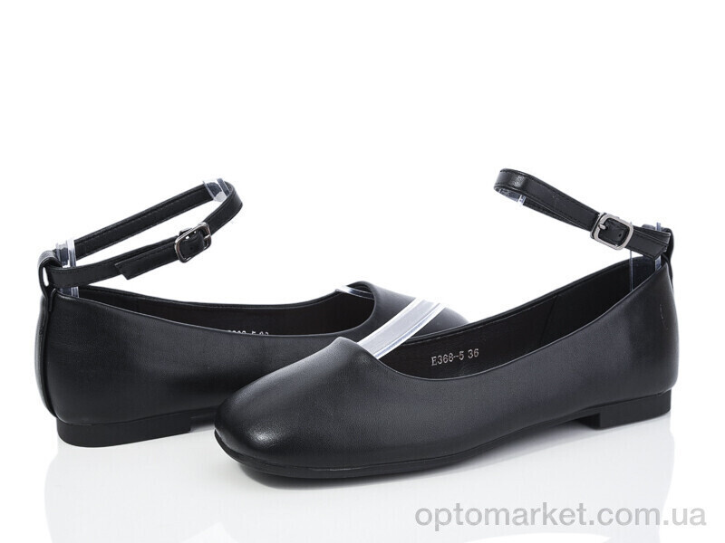 Купить Туфлі жіночі E368-5 Loretta чорний, фото 2