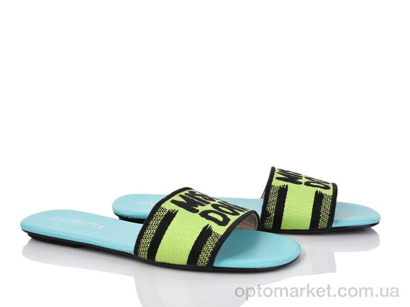 Купить Шльопанці жіночі E577-3 Loretta зелений, фото 2