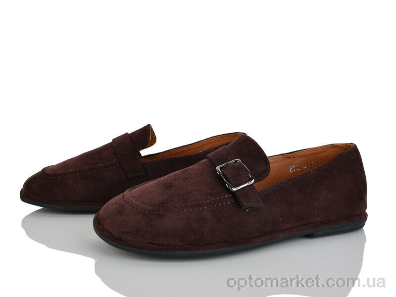 Купить Туфлі жіночі E607-3 Loretta коричневий, фото 2