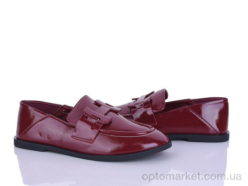 Купить Туфлі жіночі E610-6 Loretta бордовий, фото 2