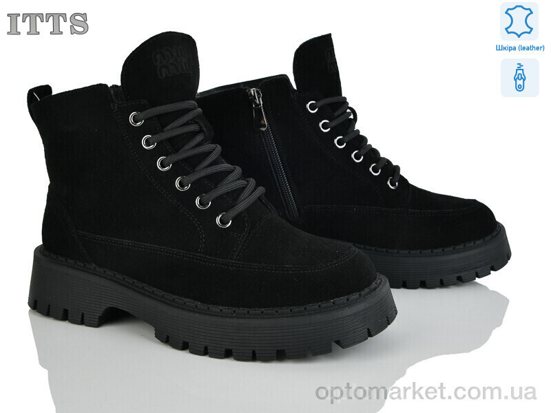 Купить Черевики жіночі E65-1 ITTS чорний, фото 2