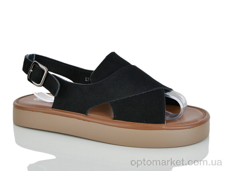 Купить Босоніжки жіночі E743-1 Loretta чорний, фото 2