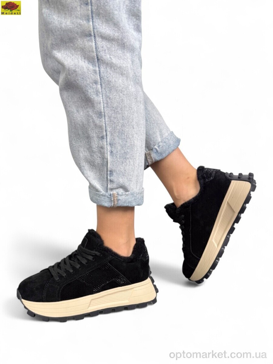 Купить Кросівки жіночі E76-16 Mei De Li чорний, фото 4