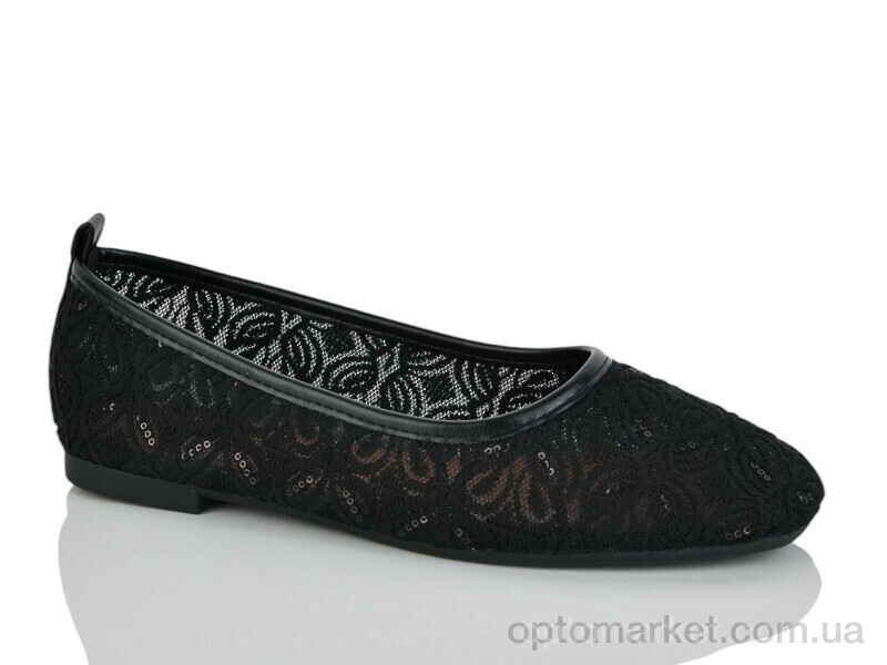 Купить Балетки жіночі E773-1 Loretta чорний, фото 2