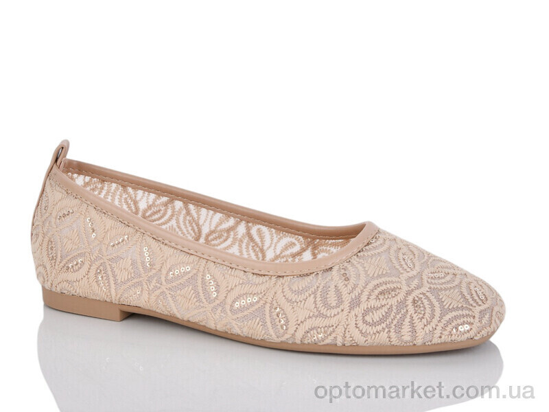 Купить Балетки жіночі E773-2 Loretta бежевий, фото 2