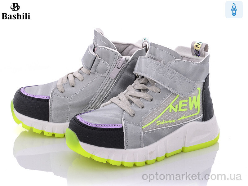 Купить Черевики дитячі E921-4K Башили срібний, фото 2