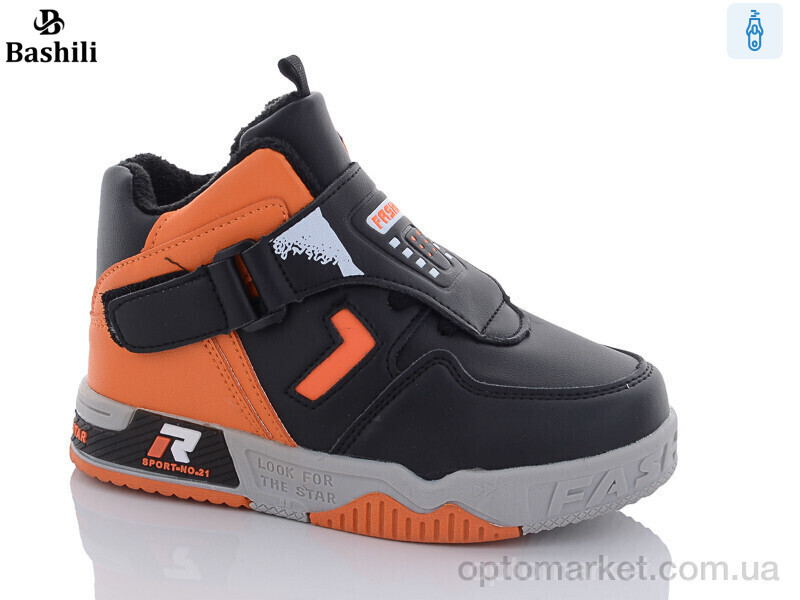 Купить Черевики дитячі E952-4A Башили чорний, фото 3