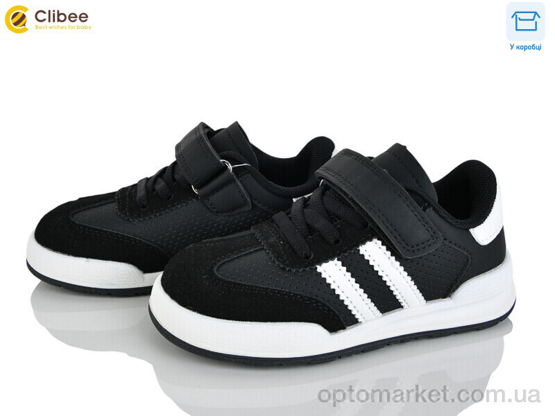 Купить Кросівки дитячі EB712-1 Clibee чорний, фото 2