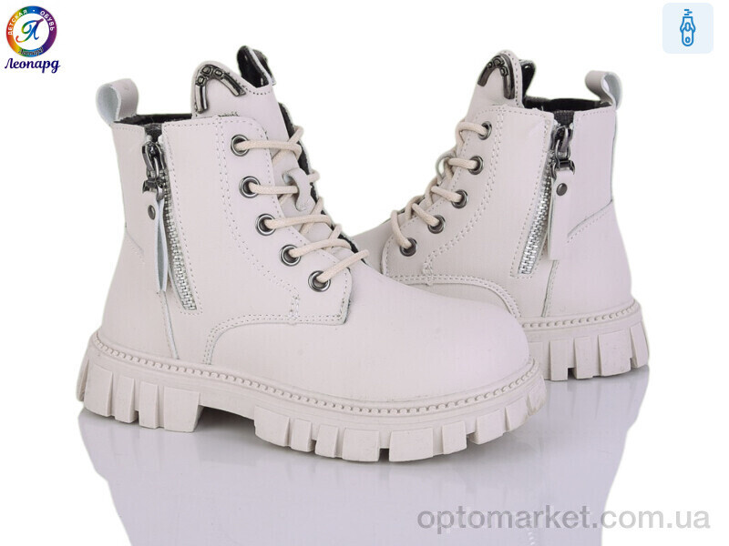 Купить Черевики дитячі F01-11 Леопард бежевий, фото 2