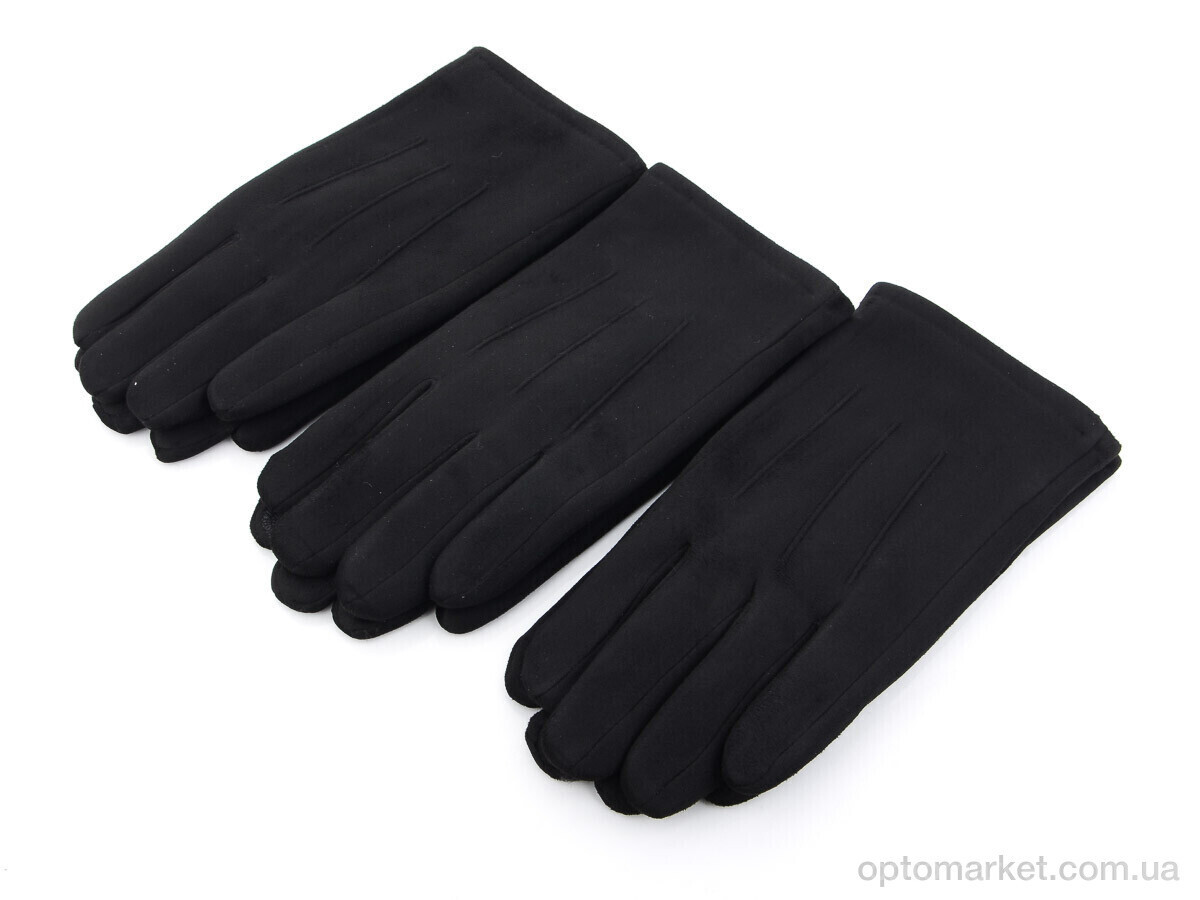 Купить Рукавички чоловічі F03М замш black RuBi чорний, фото 4