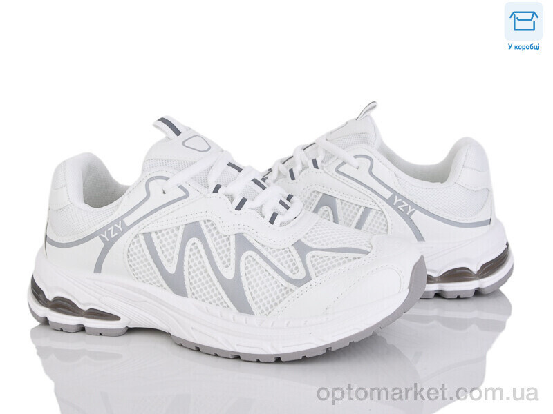 Купить Кросівки жіночі F09-2 YZY білий, фото 2