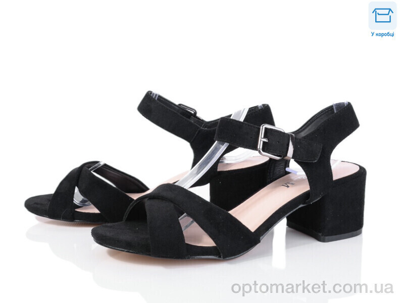 Купить Босоніжки жіночі F128-2 L&M чорний, фото 2