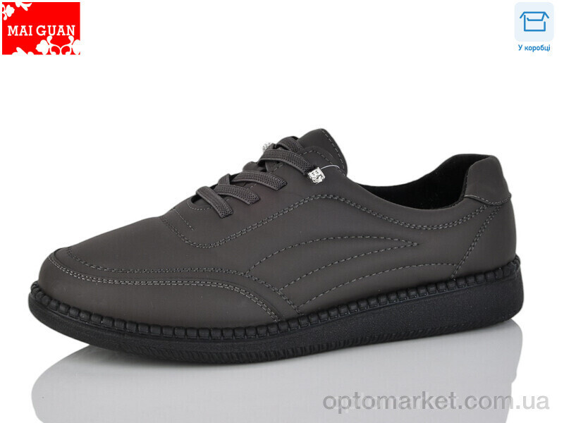 Купить Туфлі жіночі F15-2 Maiguan сірий, фото 2