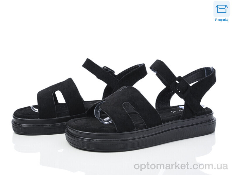 Купить Босоніжки жіночі F185-3 L&M чорний, фото 2