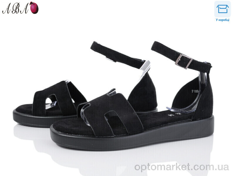 Купить Босоніжки жіночі F1ABA86-1 L&M чорний, фото 2