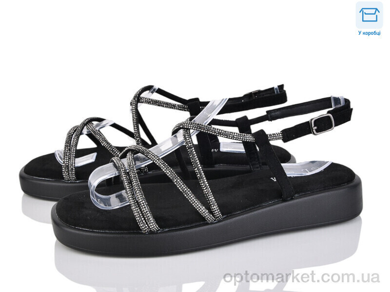 Купить Босоніжки жіночі F207-1 L&M чорний, фото 2