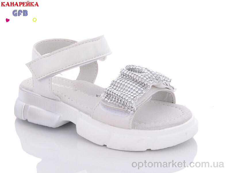 Купить Босоніжки дитячі F2515-2 Канарейка білий, фото 2