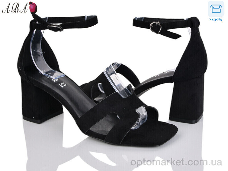 Купить Босоніжки жіночі F2ABA02-1 L&M чорний, фото 2