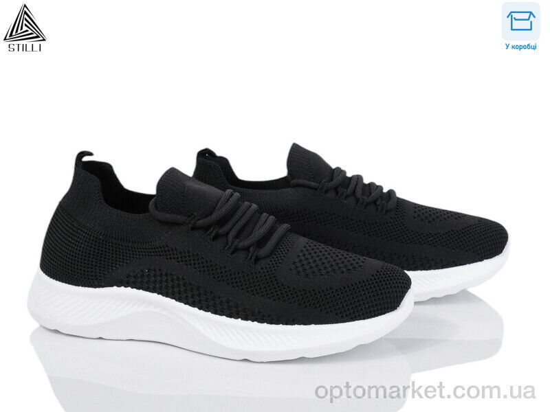 Купить Кросівки жіночі F302-1 Stilli чорний, фото 2